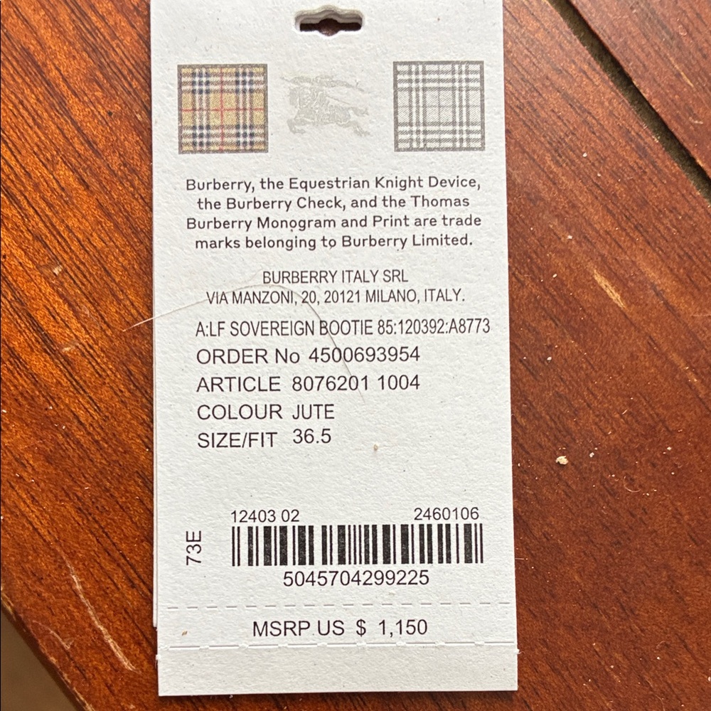 Burberry Tan Suede Ankle Boots - Picture 13 of 13
